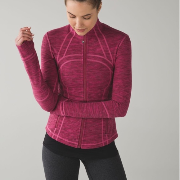 lululemon athletica Jackets & Blazers - Lululemon Define Jacket Diamond Jacquard Berry Rumble Jewelled Magenta